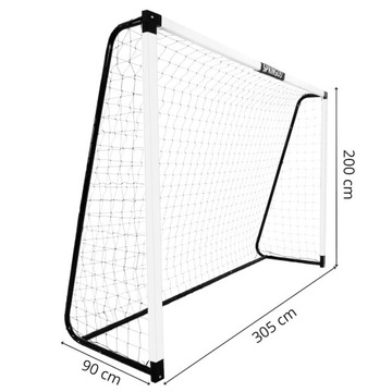 БОЛЬШИЕ МЕТАЛЛИЧЕСКИЕ ТРЕНИРОВОЧНЫЕ ФУТБОЛЬНЫЕ ВОРОТА ДЛЯ ДЕТЕЙ, 300 см