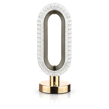 BEZPRZEWODOWA LAMPKA NOCNA DOTYKOWA LED KRYSZTAŁOWA 3 TRYBY GLAMOUR