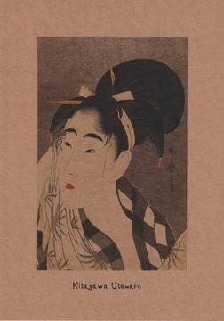 Kopia drzeworytu Kitagawa Utamaro bez ramki