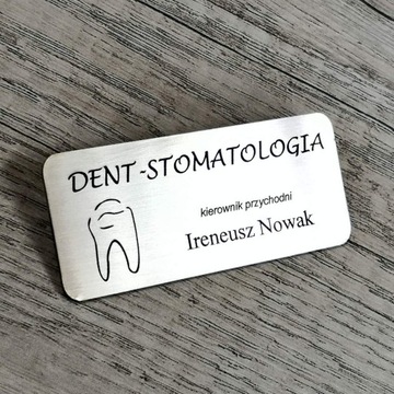 IDENTYFIKATOR OSOBOWY DLA PIELĘGNIARKI STAL MAGNES