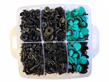 ШПИЛЬКИ ЗАЖИМЫ АВТОМОБИЛЬНЫЕ ЗАЖИМЫ 635 EL универсальные зажимы для обивки Набор зажимов