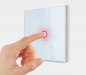 Беспроводной выключатель света GOOGLE HOME ALEXA TUYA Touch Glass WIFI