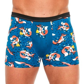 Bokserki męskie Cornette Tattoo 280/190 Fox r. XL lisy morski