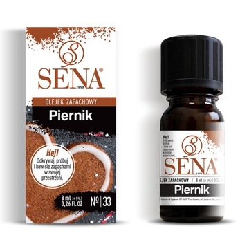 Olejek zapachowy SENA 33 Piernik 8ml