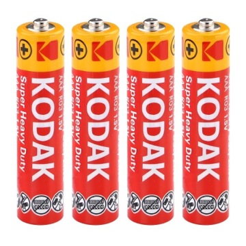 BATERIA AAA KODAK BATERIE MAŁE PALUSZKI 450mAh R3 LR03 1.5V 4 SZTUKI