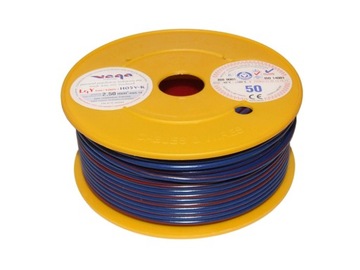 Przewód LGY/H05V-K 2,50 mm2 50m Niebiesko-Czerwony