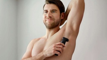 ВОДОНЕПРОНИЦАЕМЫЙ ТРИМЕР И ШАРВЕР ДЛЯ ТЕЛА И ИНТИМНЫХ ЗОН PHILIPS + расческа