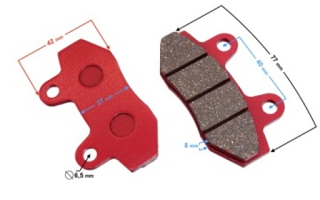 ТОРМОЗНЫЕ КОЛОДКИ МИНИ КРОСС ПИТБАЙК MRF YCF