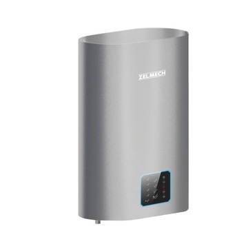 Bojler 50l elektryczny pojemnościowy podgrzewacz wody slim srebrny silver