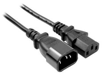 Kabel zasilający PC UPS przedłużacz C13 C14 1,8m