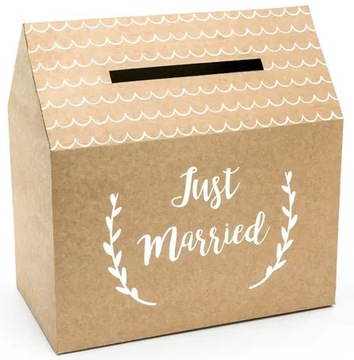 Pudełko na koperty Just Married 30x30,5x16,5cm