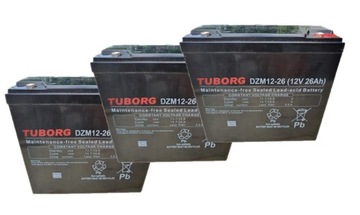 ZESTAW AKUMULATORÓW DO POJAZDÓW ELEKTRYCZNYCH 36V 26AH DZM12-26 6-DZM-20