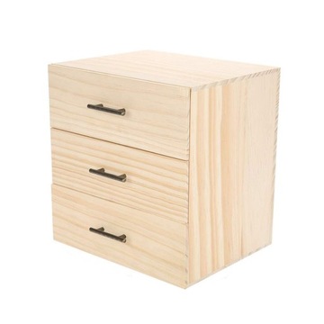 90 мест Трехъярусный контейнер для бутылок с эфирным маслом Деревянный ящик для хранения Bo