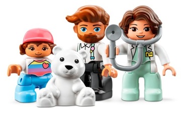 LEGO Duplo 10968 Визит к доктору Доктор Дося Мишка Тедди Жираф Мера 2+