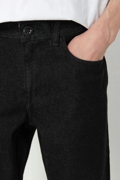 Spodnie męskie jeansy proste VOLCOM MODOWN TAPERED DENIM bawełniane r. 32