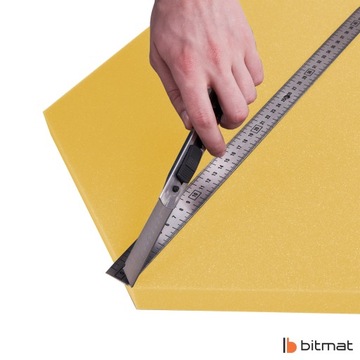 Акустическая пена, шестиугольные панели толщиной 3 см и 5 см, желтая поглощающая отделка стен