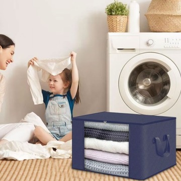 4x организатор, покрывающая сумка для хранения одежды для постельных принадлежностей премиум -класса 4x84L