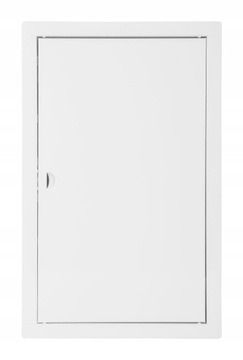 DRZWICZKI REWIZYJNE METALOWE BIAŁE ZATRZASK 25x40