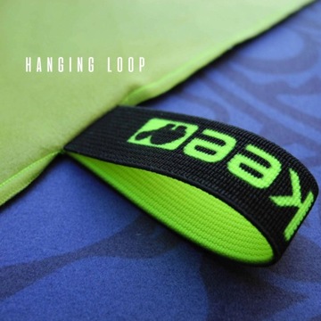 Ręcznik sportowy plażowy z wodoodpornym pokrowcem na fitness siłownię basen