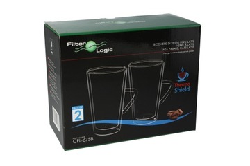 2 стакана THERMAL для кофе Латте 400 мл для кофемашины Delonghi Philips LatteGo