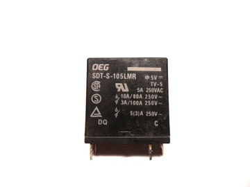Przekaźnik SDT-S-105LMRV CEWKA - 5 VDC 1 styki zwierający 5A/250VAC