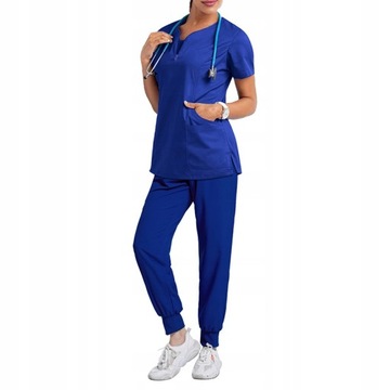Strój pielęgniarski z krótkim rękawem KK03861,S