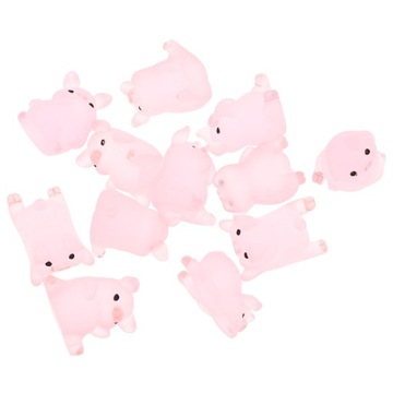 МИНИАТЮРНАЯ СВИНКА ОРНАМЕНТ ДЕКОРЫ ИЗ СМОЛЫ МОХ