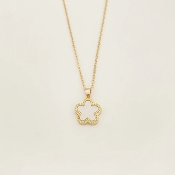 Роскошные серьги с пятилистными цветами, комплект колье с подвеской