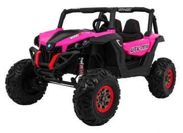 Buggy SuperStar dla dzieci Różowy + Napęd 4x4 + Pilot + Bagażnik + MP3 LED
