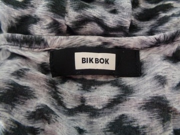 34-36 BIK BOK SUKIENKA ANIMAL PRINT GREY W130