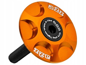 КРЫШКА ВЕЛОСИПЕДНОЙ ГАРНИТУРЫ CAP A2Z S-CAP AHEAD ВИНТ С ЧПУ ОРАНЖЕВЫЙ