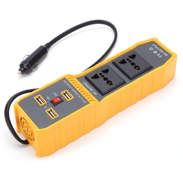 Przenośny samochodowy konwerter zasilania 200 W 3