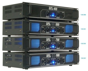 Усилитель мощностью 1000 Вт со светодиодным эквалайзером SPL1000 RACK 19 POWERFUL