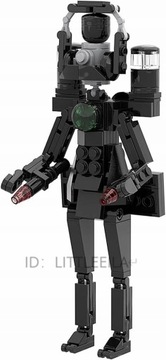 NEW KLOCKI SKIBIDI TOILET TITAN TV MAN FIGURKA 400el