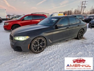 BMW Seria 5 G30-G31 2021 BMW Seria 5 2021r., M550xi, 4.4L, od ubezpieczalni 4.4 Benzyna 461KM