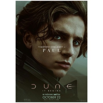 Plakat Dune Paul Diuna Denis Villeneuve