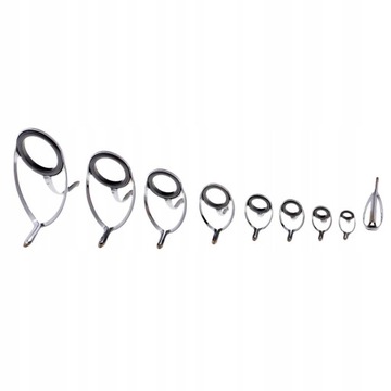 9 . Комплект колец для удилища.Кольца стальные.