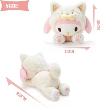 ПЛЮШЕВЫЙ ТАЛИСМАН MY MELODY SANRIO CREWMATE 25 СМ
