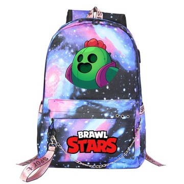 ШКОЛЬНЫЙ РЮКЗАК BRAWL STARS SPIKE А4, БОЛЬШОЙ ЦВЕТ, МНОГО ДИЗАЙНОВ, СТИЛЬ