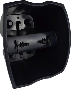 Балконный цветочный горшок антрацит для балюстрады, 24 см