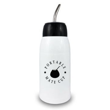 YERBOMOS MATERMO BIAŁY LOGO BOMBILLA 500ml