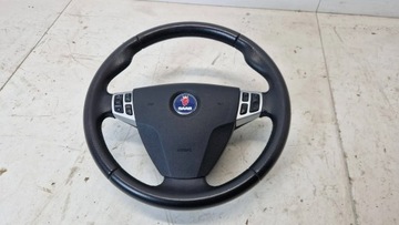 SKÓRZANA KIEROWNICA Z BICEPSAMI IDEAŁ Saab 9-3 93 II 02- 12774365