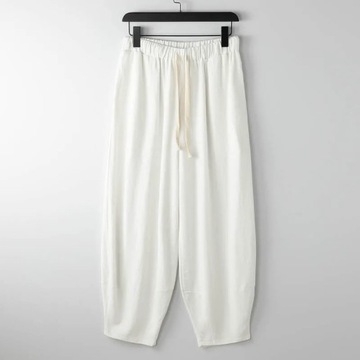 Large size men's summer loose Chinese style linen