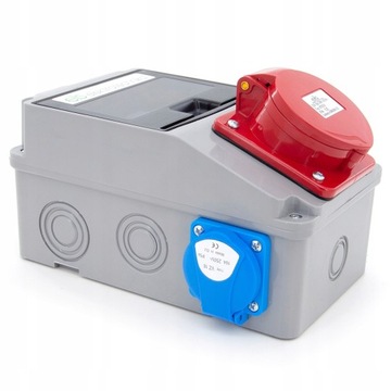 ЗАЩИЩЕННЫЙ РАСПРЕДЕЛИТЕЛЬНЫЙ ЩИТ 32А/4 2*230В