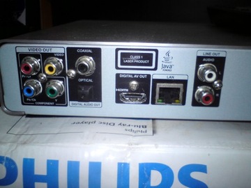 Blu-ray-плеер Philips BDP7500SL с пультом дистанционного управления, меню «ПОЛЬСКИЙ», картон, фольга