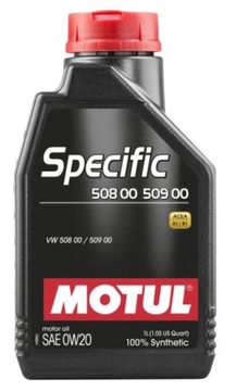 MOTUL SPECIFIC 0W20 508 50900 OLEJ SILNIKOWY VW 1L