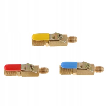 3 R410A R134A Запорные шаровые краны для шлангов