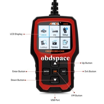 OBD2 Автомобильный диагностический сканер