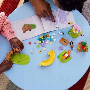 ДЕТСКИЙ НАБОР КУКОЛЬНОГО ДОМИКА LEGO FAIRY GARDEN PARTY GABI CAT