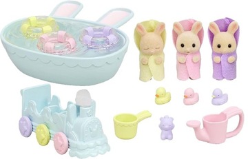 SYLVANIAN FAMILIES KĄPIEL TROJACZKÓW 5707